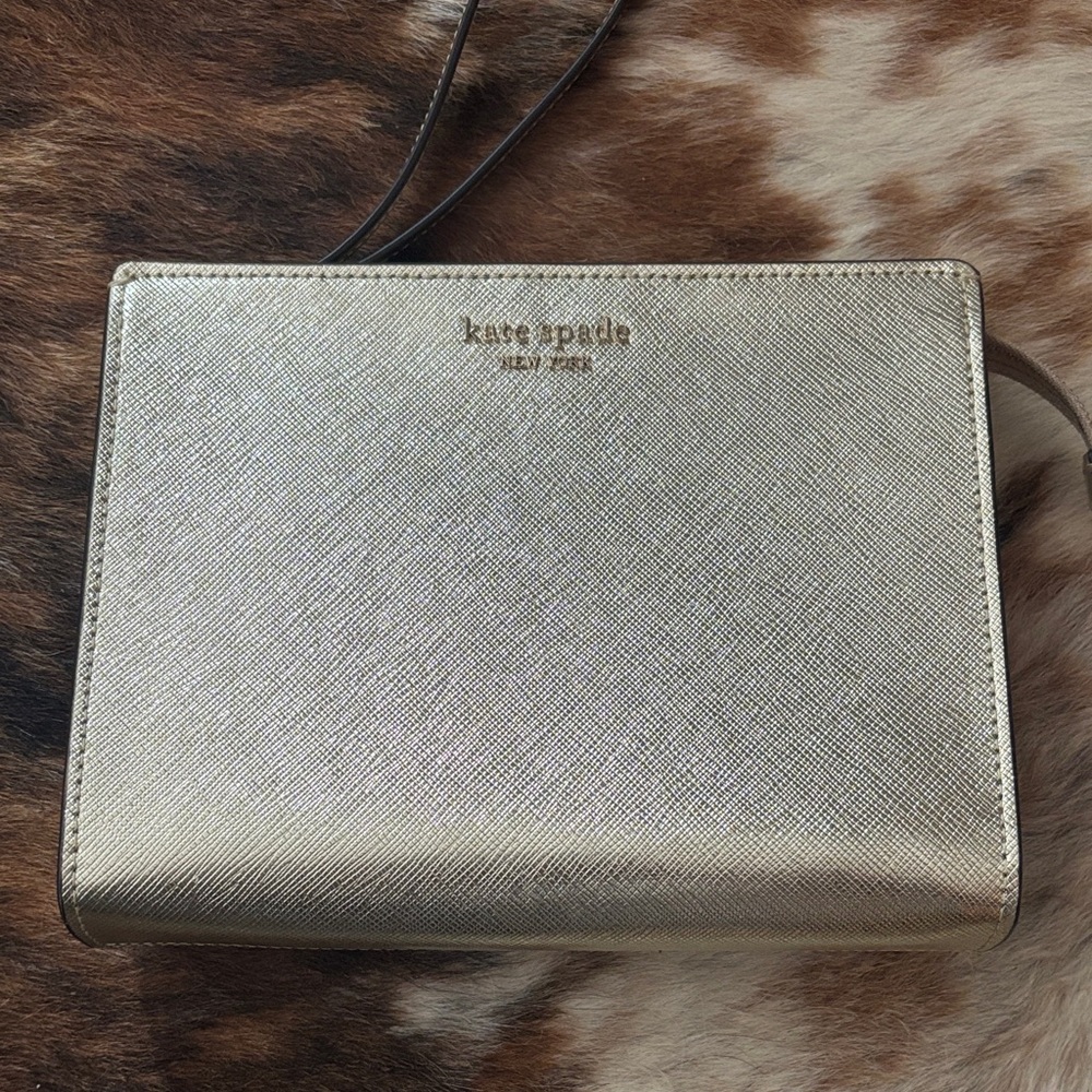 Kate Spade Shimmering Gold Clutch